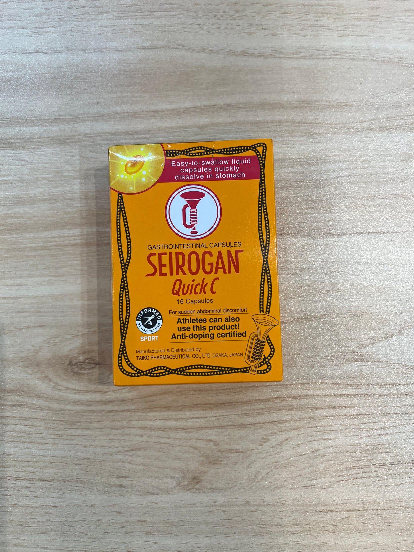 Taiko Pharmaceutical Seirogan Quick C16 Capsules