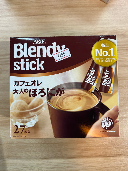 Blendy Stick Cafe Au Lait For Adults Bitter Type