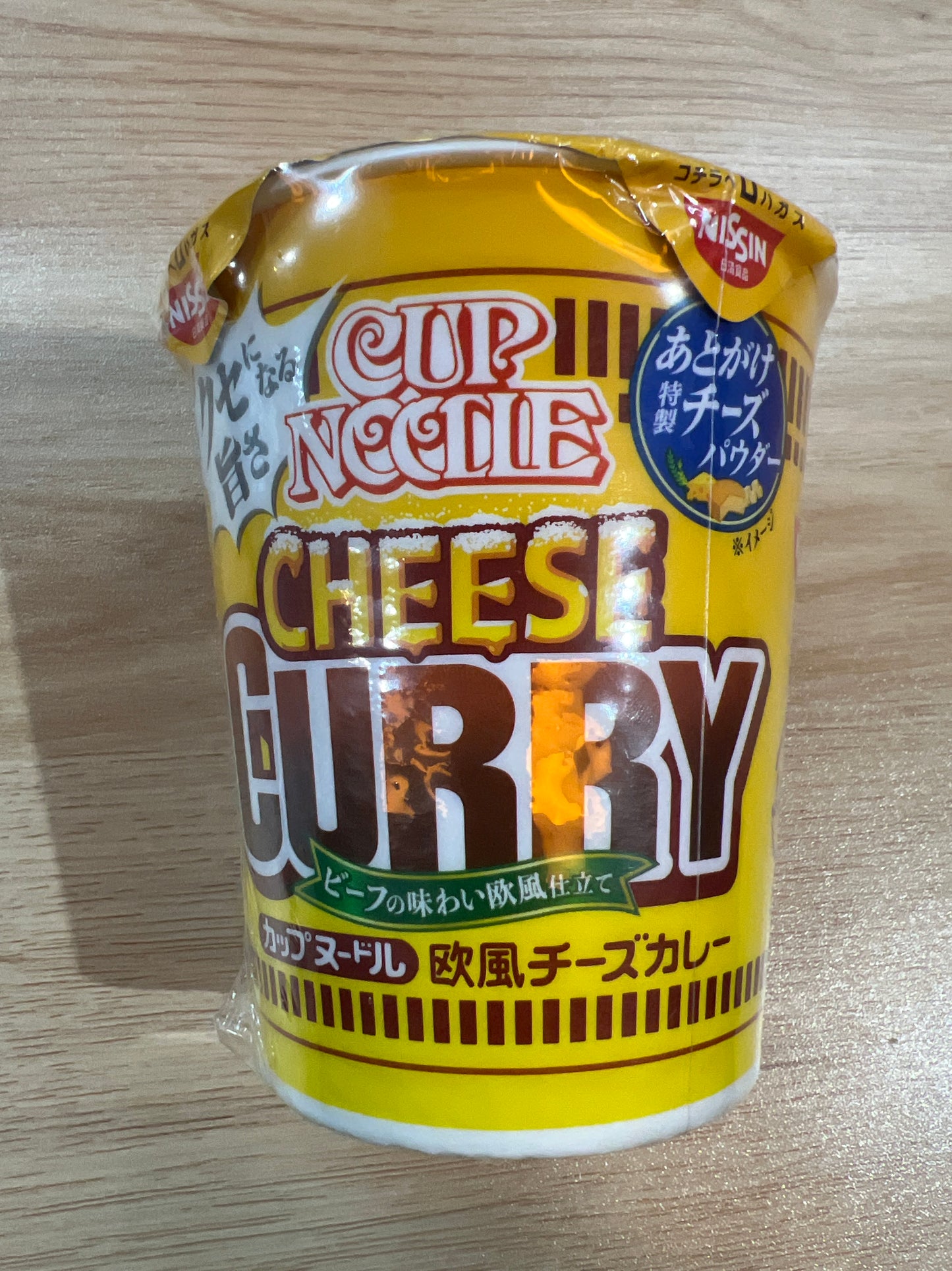 Nissin Cup Noodle European Cheese Cury