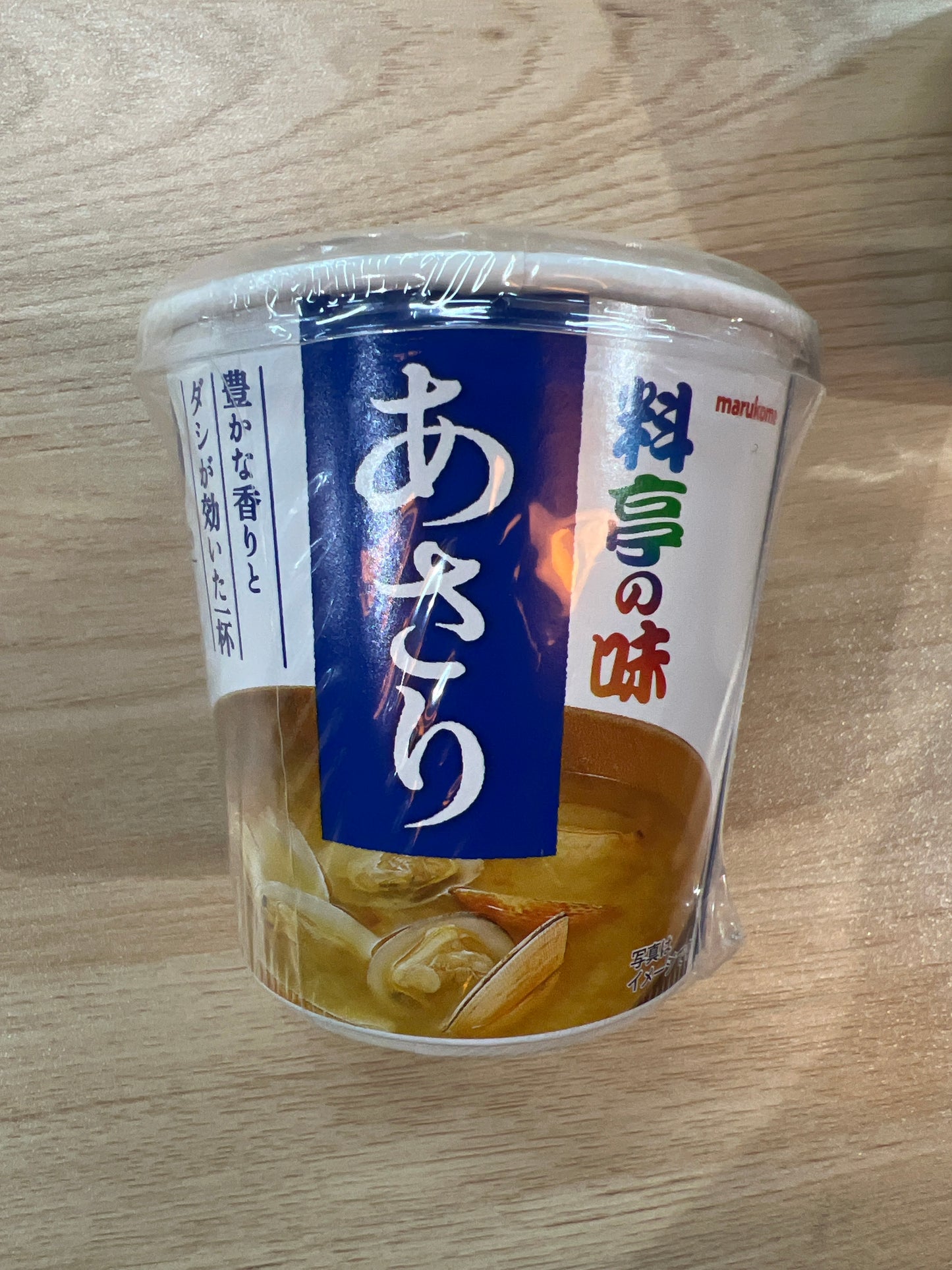 Marukome Ryotei No Aji Cup Mismo Soup Asari 21g