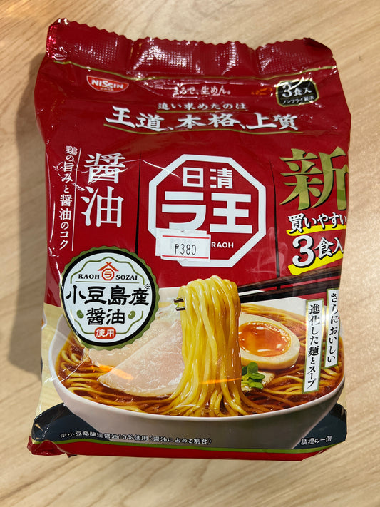 Nissin Rao Soy Sauce 3pouch in 1pack