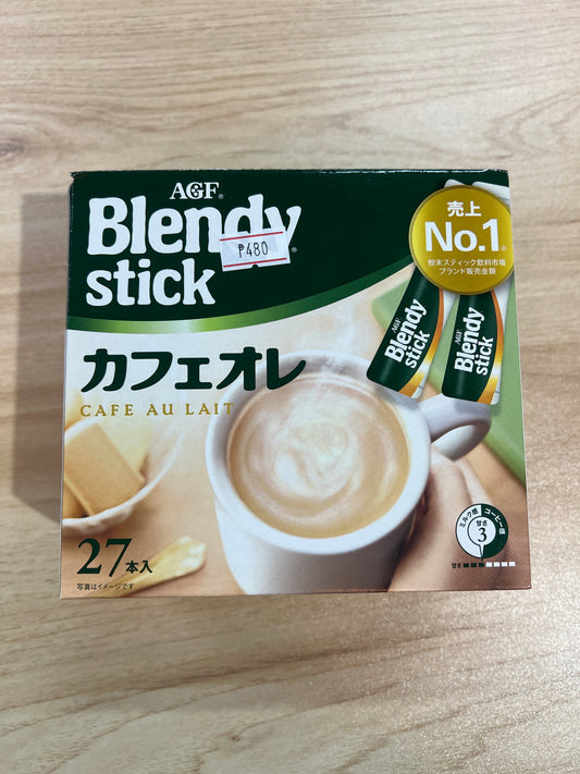 Blendy Stick Cafe Au Lait Creamy And Sweet