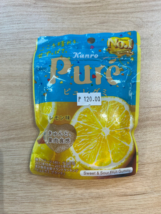 Kanro Pure Gummy Lemon