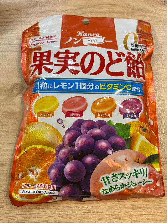 Kanro Non Sugar Fruit Throat Lozenge