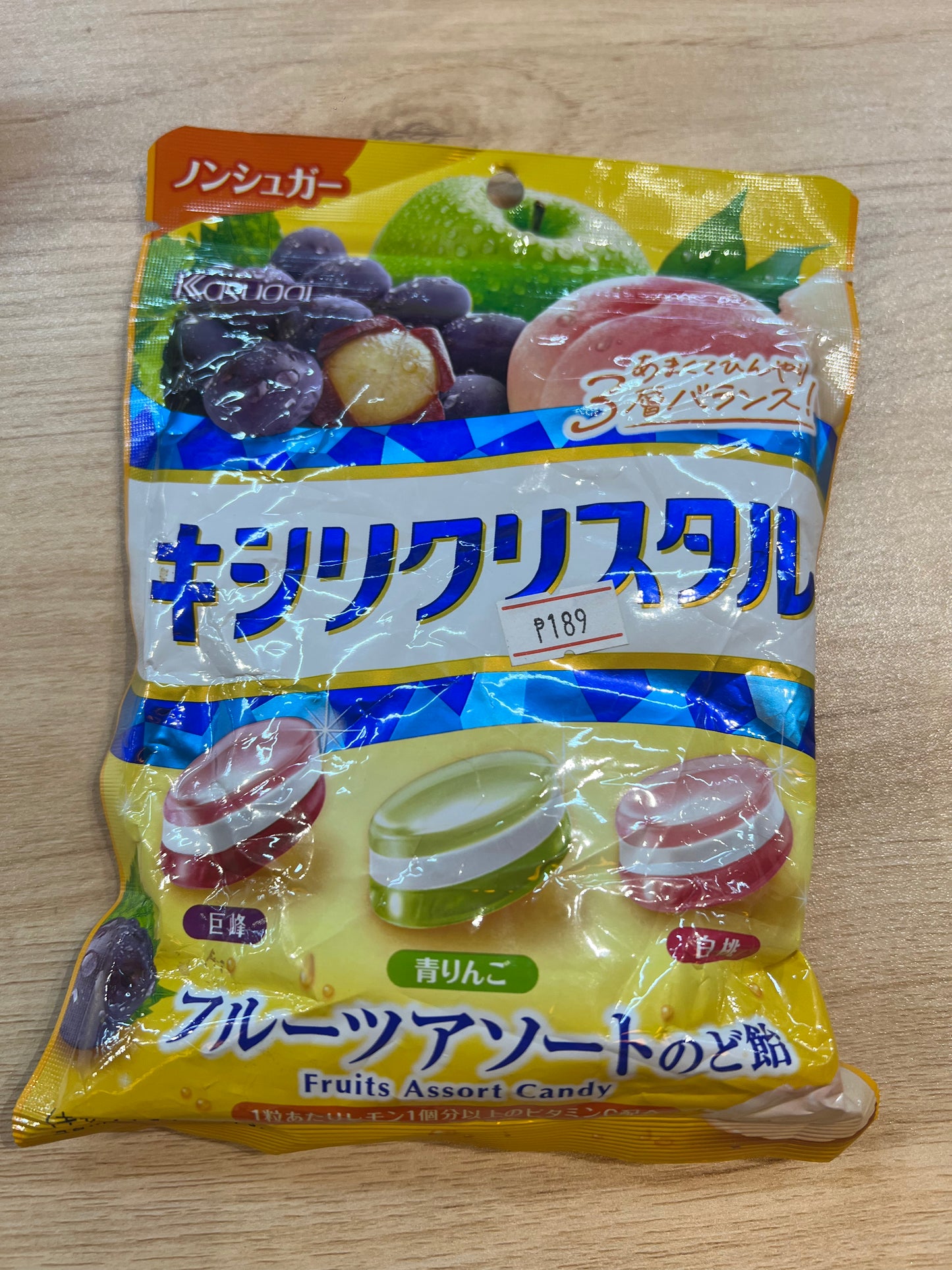 Kasugai Kishiri Crystal Fruit Assort Lozenge