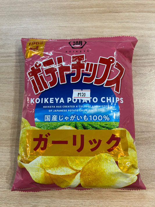 Koikeya Potato Chips Garlic