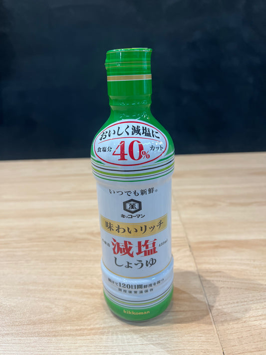 Kikkoman Flavorful Reduced Salt Toy Soy Sauce 450ml