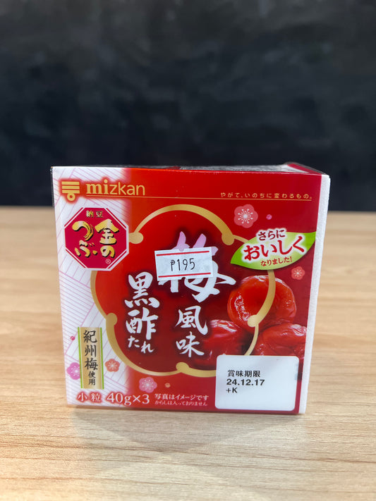 Mitsukan Kin No Tsubu Plum Flavored Black Vinegar Sauce 40g