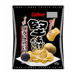 Calbee Kataage Potato Chips Black Pepper