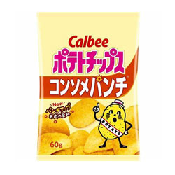 Calbee Potato Chips Consomme Punch 60g