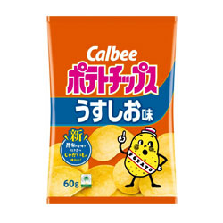 カルビー ポテトチップス うすしお 60g